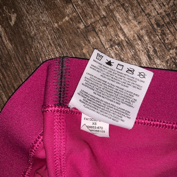 2 Nike pro shorts one is grey and one is pink - Picture 4 of 5